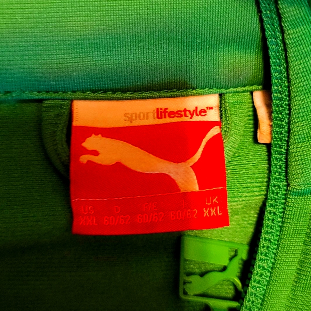Puma Green Performance Jacket - Picture 3 of 4